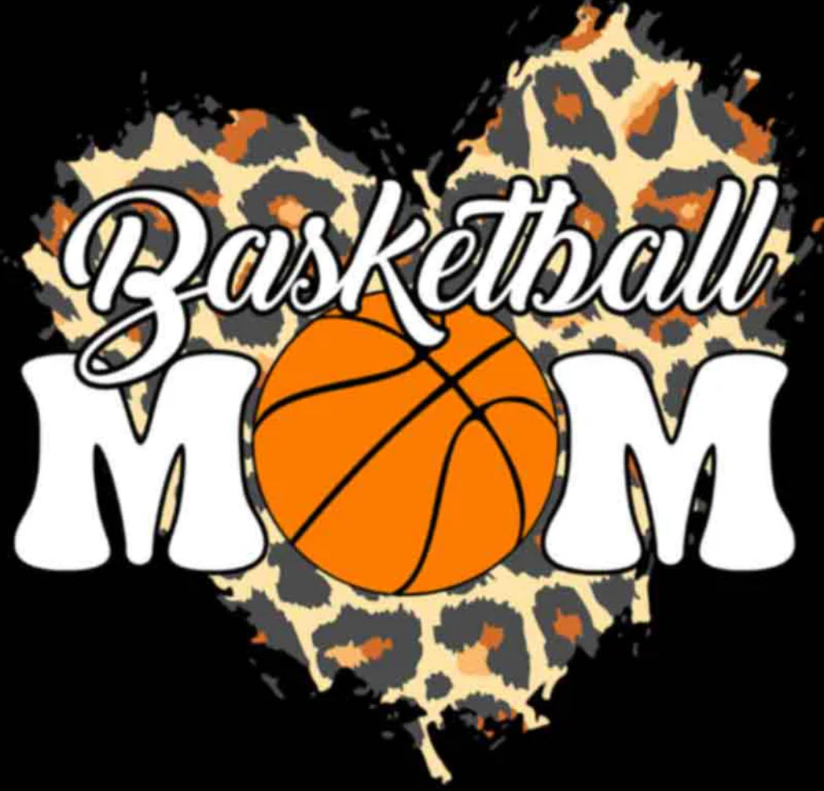 BASKETBALL MOM DTF TRANSFER FOR SHIRTS