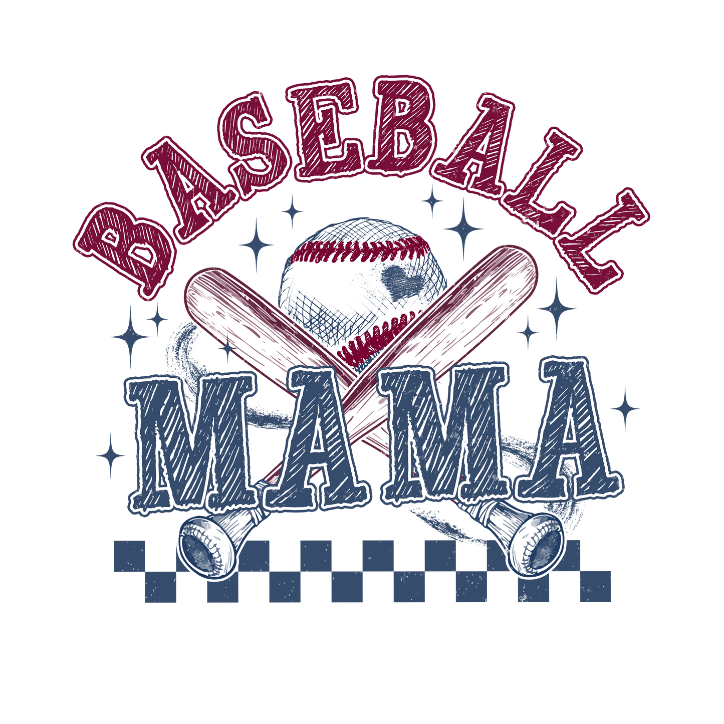 BASEBALL MAMA T-SHIRT